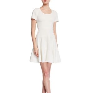 NWT $395 Rebecca Taylor Textured Scallop Fit-&-Flare Dress in size 0!